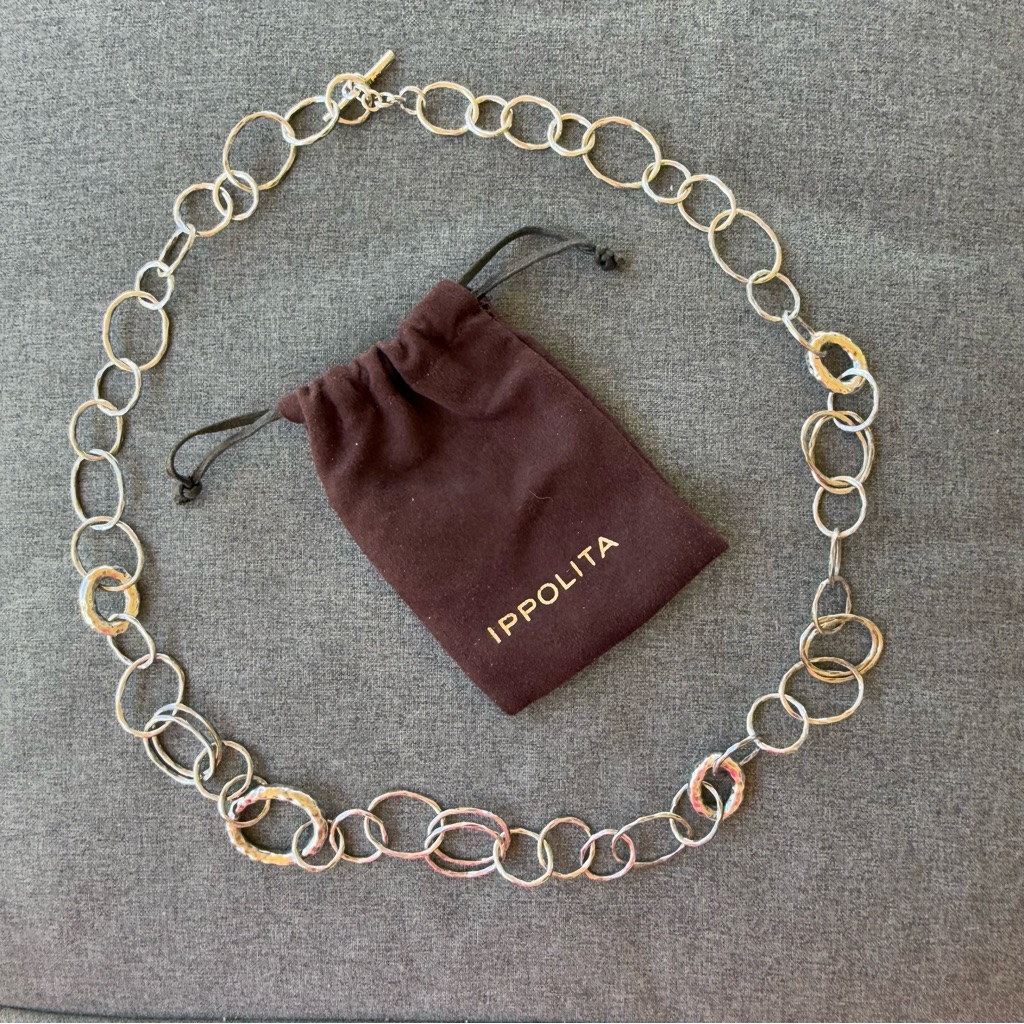 Ippolita 925 Sterling Silver Classico Bastille Toggle Necklace